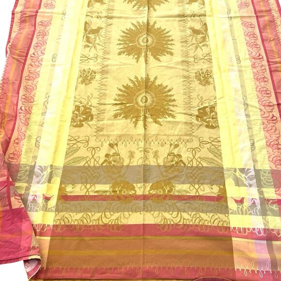 Garnier Thiebaut French Provençale sun flower cotton tablecloth - Picture 1 of 10